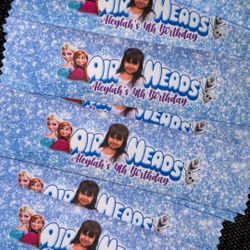 Frozen themed airheads 