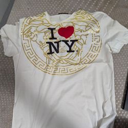 Authentic Versace I Love NY Mens T Shirt Large