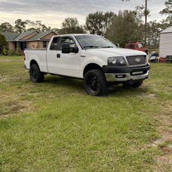 White Ford F-150 