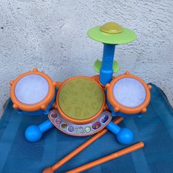 VTech KidiBeats Drum Set With Accessories Baby And Toddler Toys.