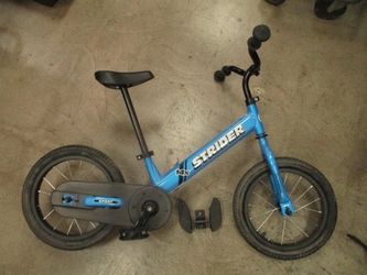 Used Strider Sport 14x Balance Bike w/ Pedal Conversion Kit
