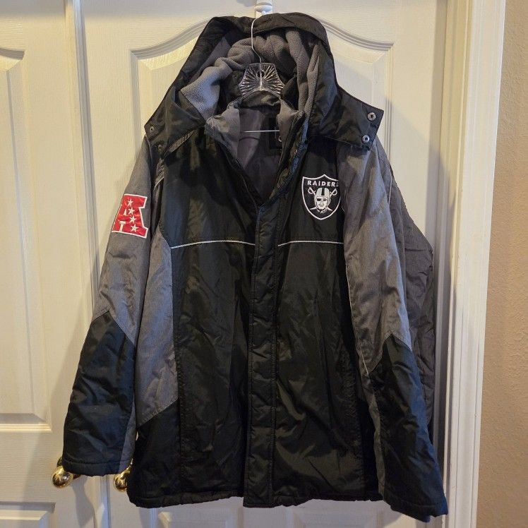 Men's Parka Raiders Jacket NFL Size XXL