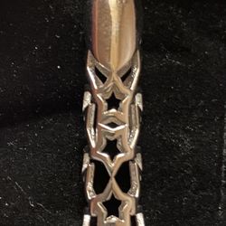 Star Silver Drop Pendant 925