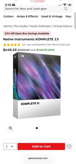 Native Instruments KOMPLETE 13 Software