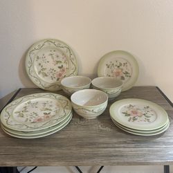 Tracy Porter “Cottage Trellis” Dinnerware Set – 11 Pieces (Discontinued)