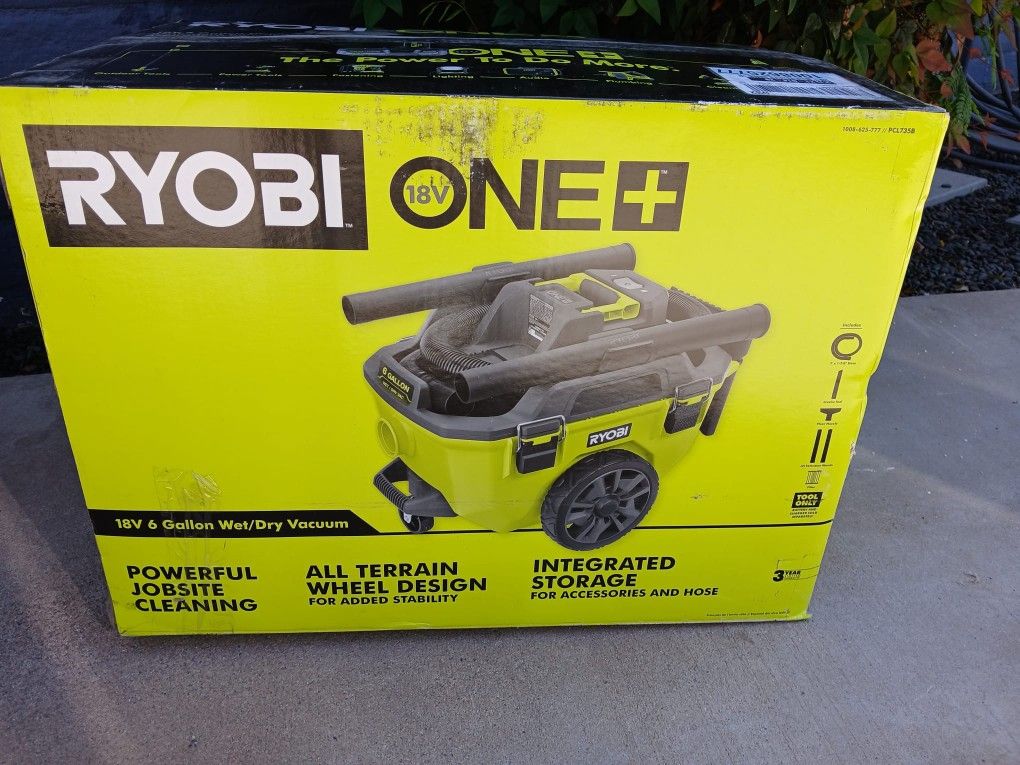 Vacuum Ryobi 18v Tool Only