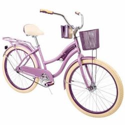 Huffy 24” Nel Lusso Cruiser Bike, Purple, Teen/Adult, Girls