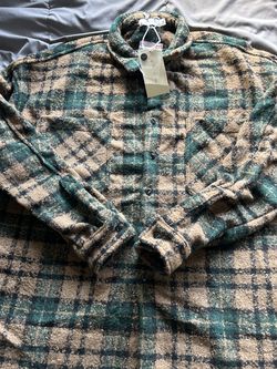 MNML Loose Woven Flannel XL Brand New