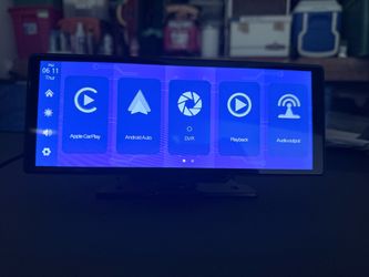 Dash cam with CarPlay and android auto