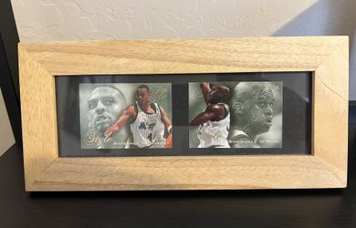 Shaq & Penny Framed Collectible Trading Cards