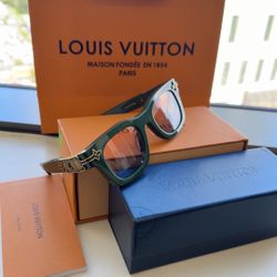 Louis Vuitton Arabesque Green Sunglasses Shades 