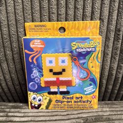 SpongeBob SquarePants pixel art clip on activity