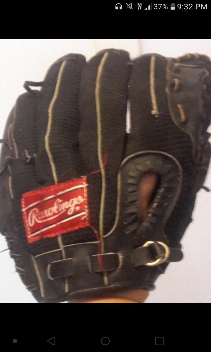 RAWLINGS Baseball Glove black