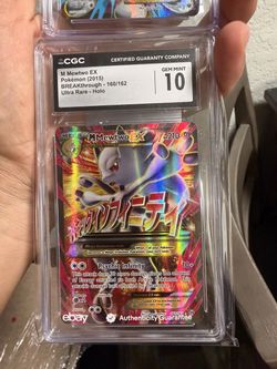 M Mewtwo EX 160/162 CGC 10 Gem Mint Holo