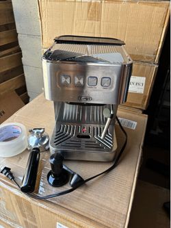 Gevi 20 Bar Espresso Machine, Stainless Steel, Residential