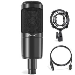 Cardioid Condenser Microphone Set [Inclusion Dedicated Shock Mount & XLR Cable