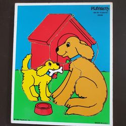 Vintage Playskool Wooden Puzzle