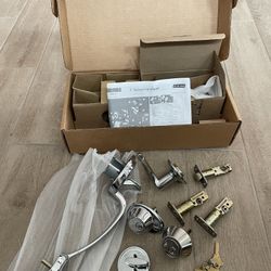 Schlage F series Lock And Handles Unused With All Keys 