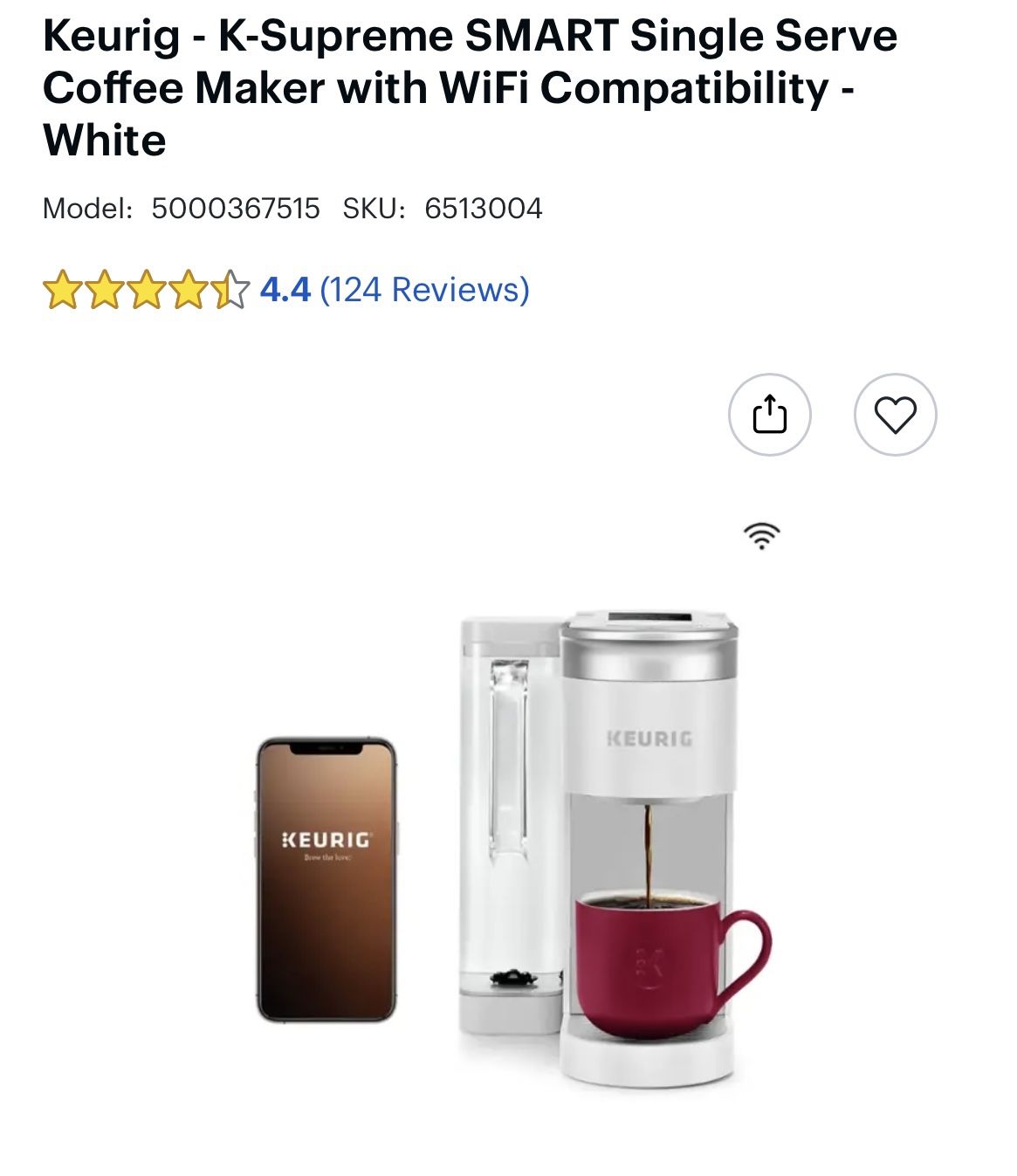 Keurig K-Supreme SMART Coffee Maker