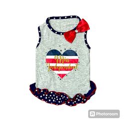 American Miss Independent Dog Shirt Small Breed Size