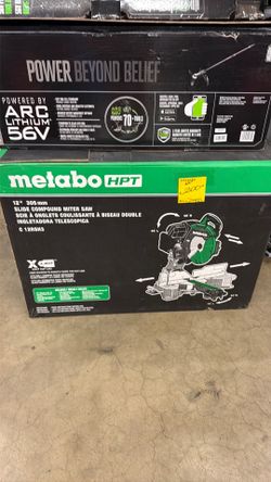 Metabo 12” slide compound miter saw