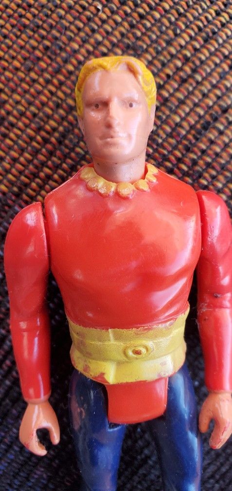 Vintage Figure Flash Gordon Action Figurine KFS 1979s Hong Kong Used