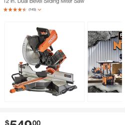 Ridgid Table Saw 