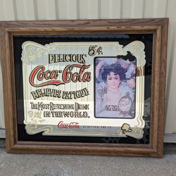 Coca-Cola Antique Mirrored Wall Art 
