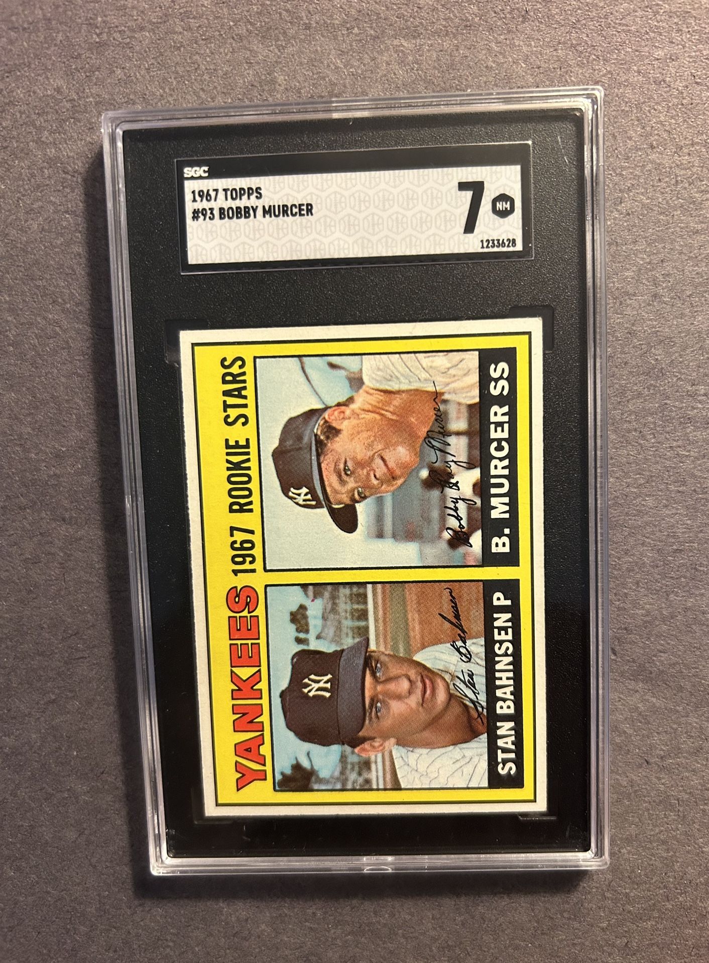 Vintage 1967 Topps #93 Bobby Murcer Rookie Card. Negotiable
