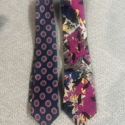 Guy Laroche Men's Patterned Ties Multicolor Set
