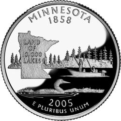 ROLL OF MINNESOTA STATE QUARTERS