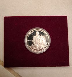 250th anniversary of birth 1982 George Washington half dollar