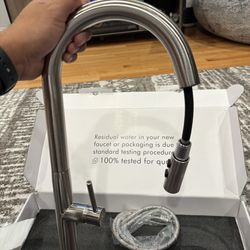 Brand new inbox, kitchen faucet