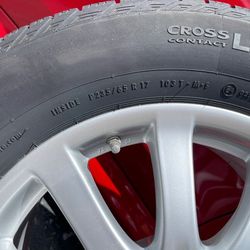 2003 - 2010 PORSCHE C.AYENNE  FACTORY WHEEL RIM 7.5Jx17 + TIRE 235/65 R17 - QOI0A1 Auto Parts
