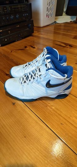Nike Womens Air Visi Pro 2 Size
9.5 Basketball Shoes Blue White