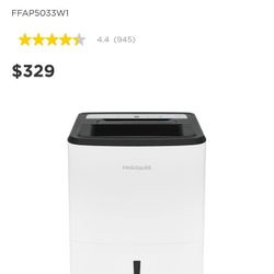 BRAND NEW 50 pt. 1200 sq.ft. High Humidity Dehumidifier with Built-in. Pump and Bucket in White