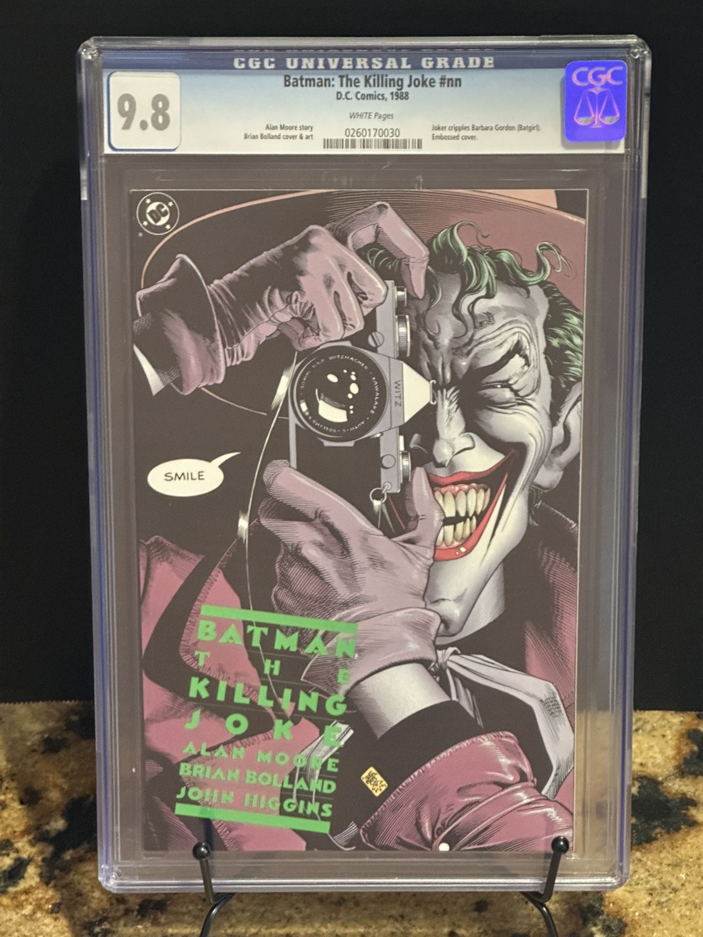 The Killing Joke - CGC 9.8 - White Pages