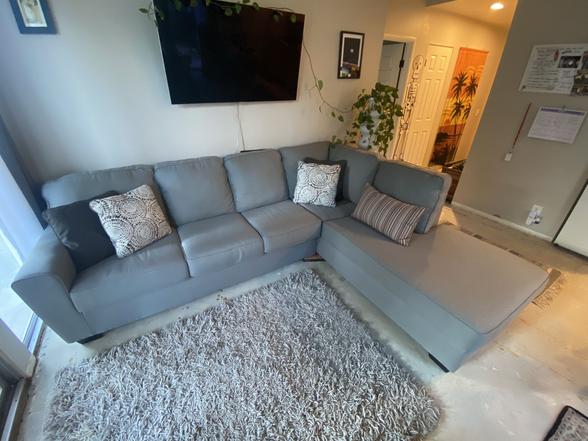 Grey Sectional Couch