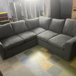 Living Spaces Sectional Couch 