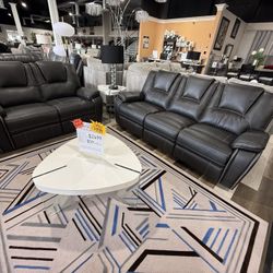 2 Pc Sofa And Loveseat Free Recliner 