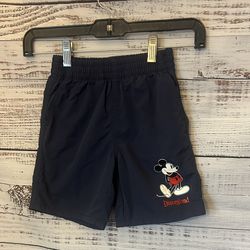 Disneyland Kids Blue Shorts with Mickey Mouse size 4