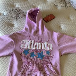 Pink Spider Hoodie 