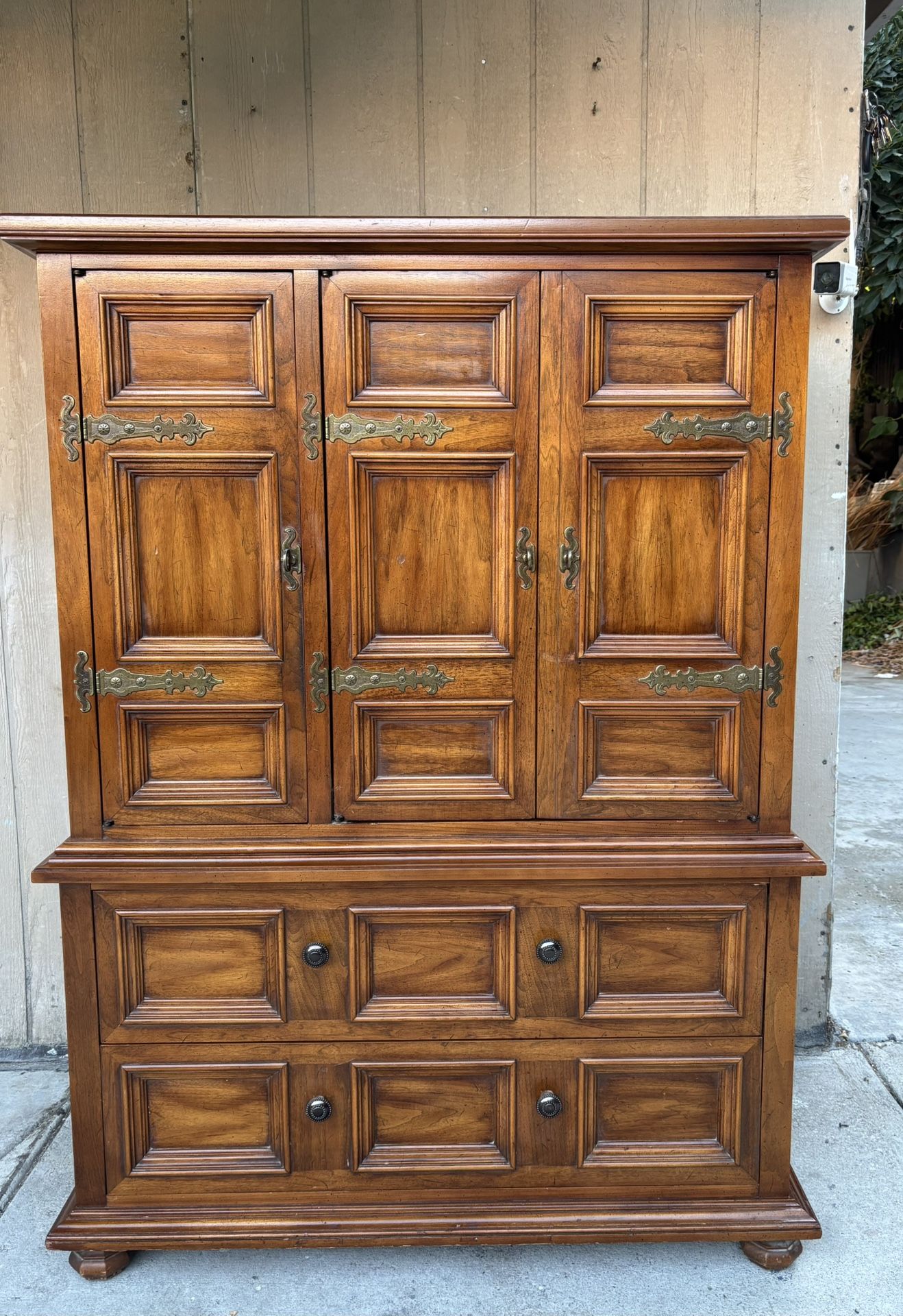 Beautiful Vintage tall boy dresser
