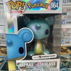 Pearlescent Lapras Pokemon Center Exclusive Funk Pop 864