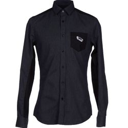Love Moschino Black Button-Up Shirt (L / Slim Fit)