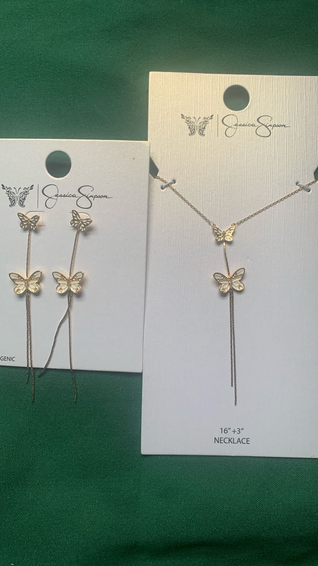Jessica Simpson Butterfly Jewelry 