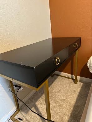 Black & Gold desk