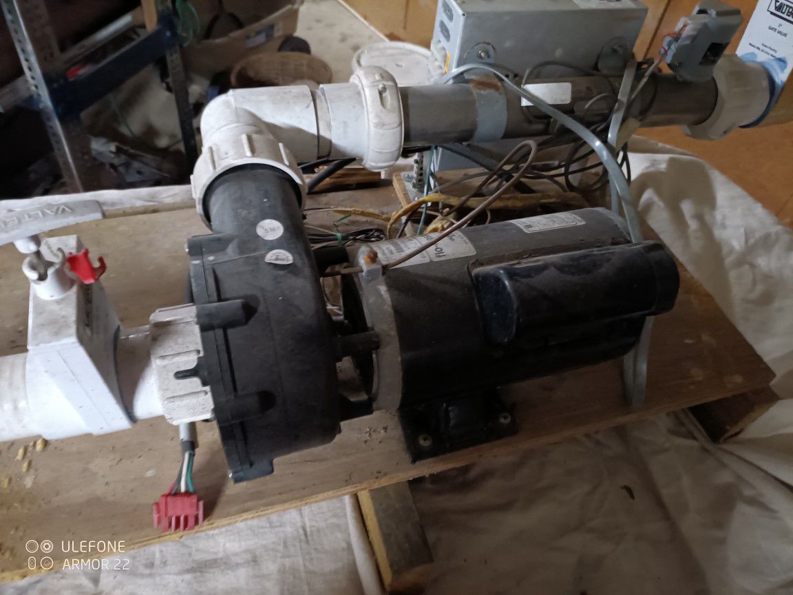 Hot Tub Pump And Heater