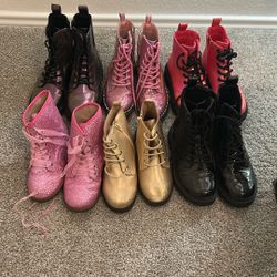 Girls Combat Boots 