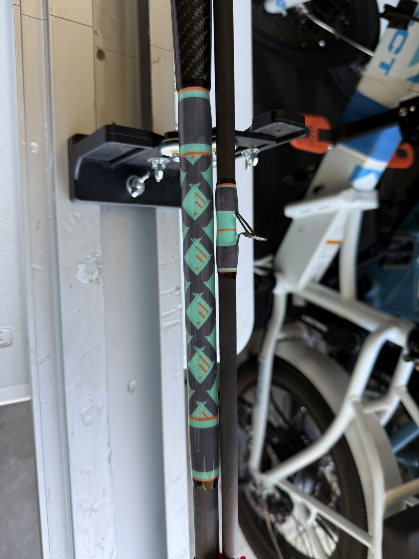 Salmon Plunking Custom Fishing Rod  NFC 11’6” 2pcs Rod 2-8oz 15-40lbs